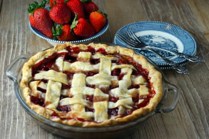 Baked Strawberry Pie
