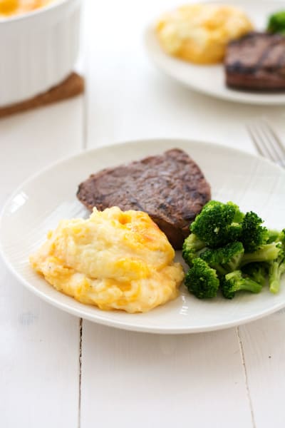 Cheesy Mashed Potato Casserole Recipe - Food Fanatic