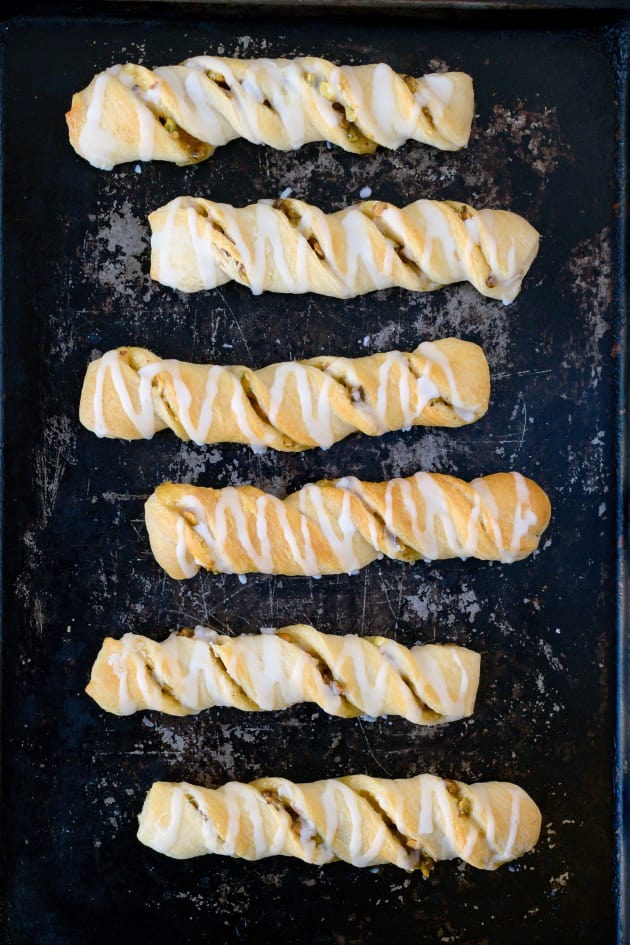 Lemon Pistachio Crescent Twists Picture