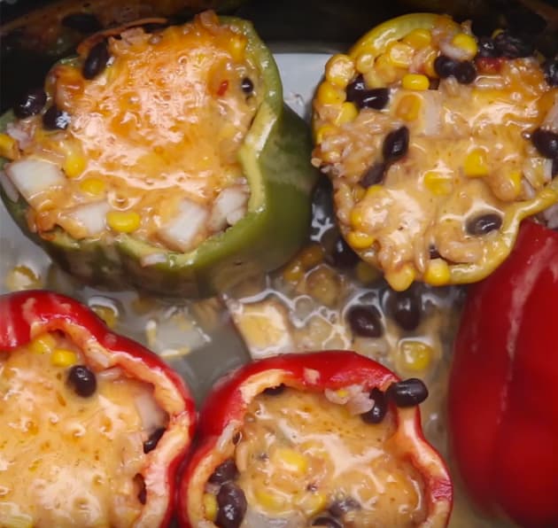 Slow Cooker Stuffed Peppers