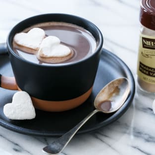 Salted vanilla hot chocolate photo