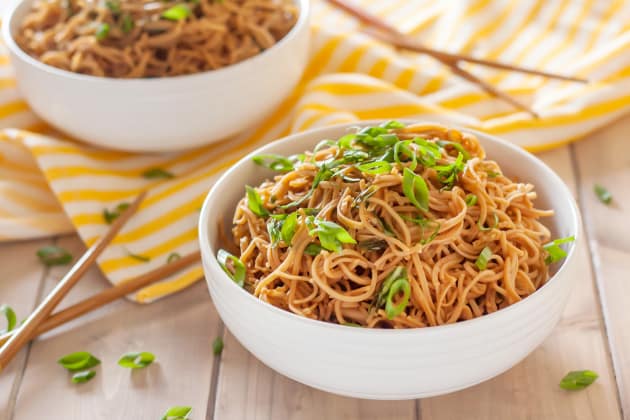 Gluten Free Sticky Garlic Noodles Photo