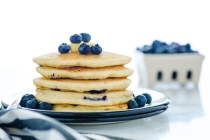Gluten Free Blueberry Pancakes Recipe