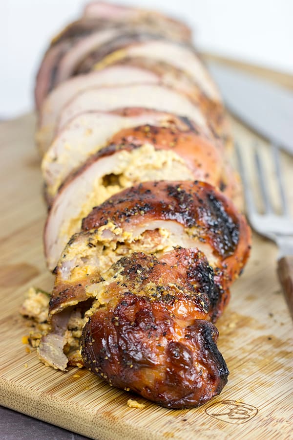 Bacon Wrapped Stuffed Pork Tenderloin Pic