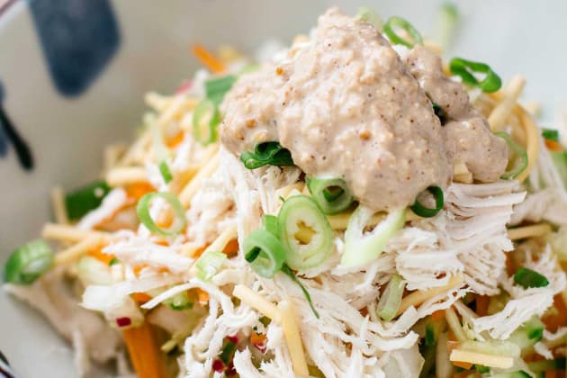 Asian Chicken Salad with Sesame Dressing Photo