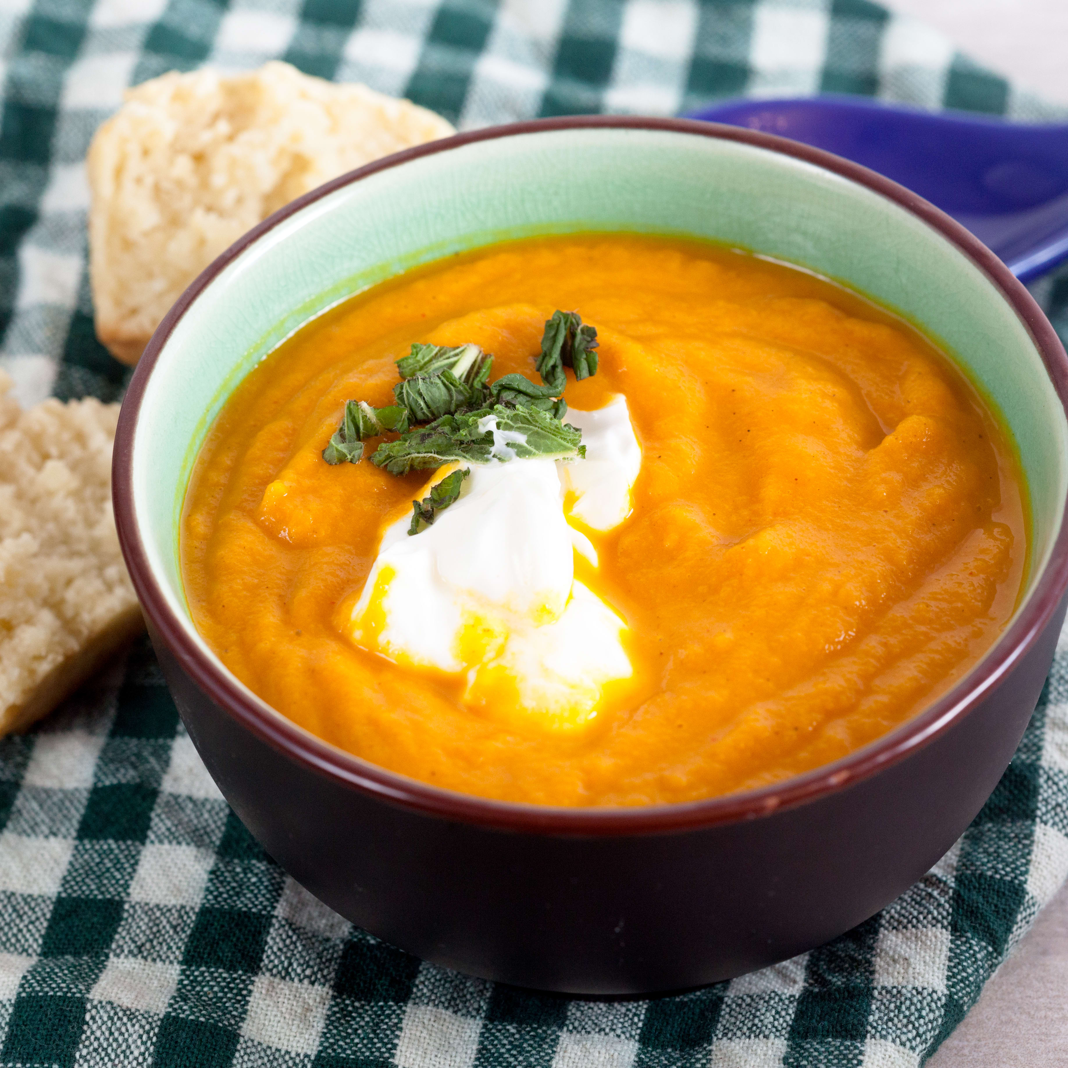 Roasted Carrot Soup Recipe