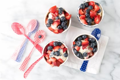 Red, White and Blue Ice Cream
