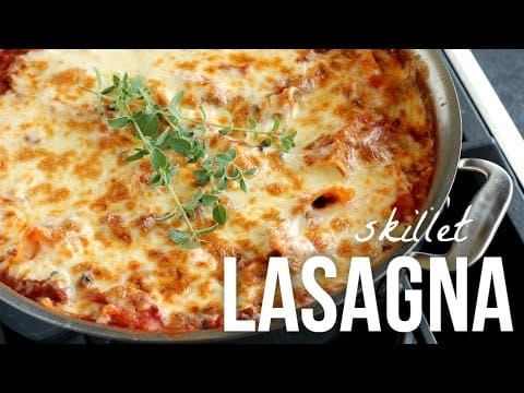 How to Make 30 Minute Stove Top Skillet Lasagna - Food Fanatic