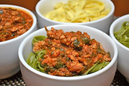 Easy Bolognese Sauce with Spinach Recipe