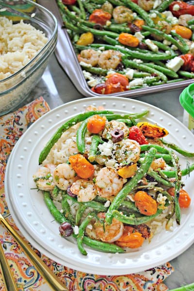 File 1 Sheet Pan Greek Shrimp Dinner