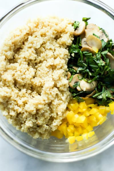Kalamata Collard Quinoa Salad Process4