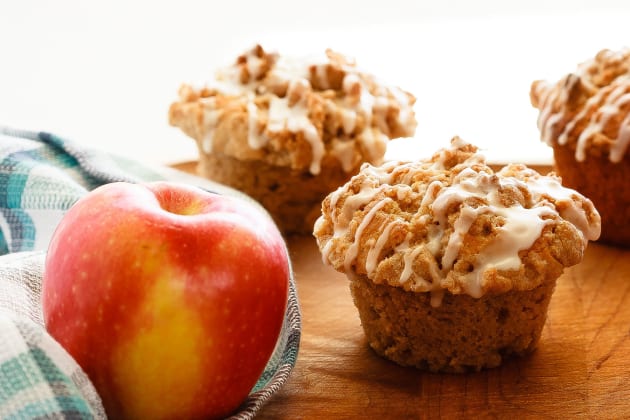 Apple Muffins with Crumb Topping Image