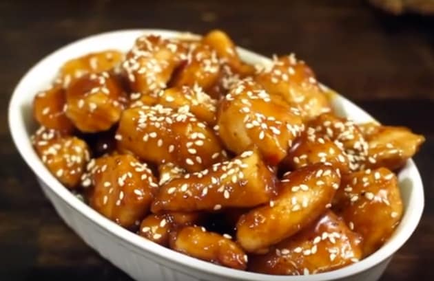 Baked Honey Sesame Chicken
