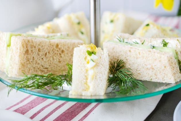 English Tea Sandwiches Image