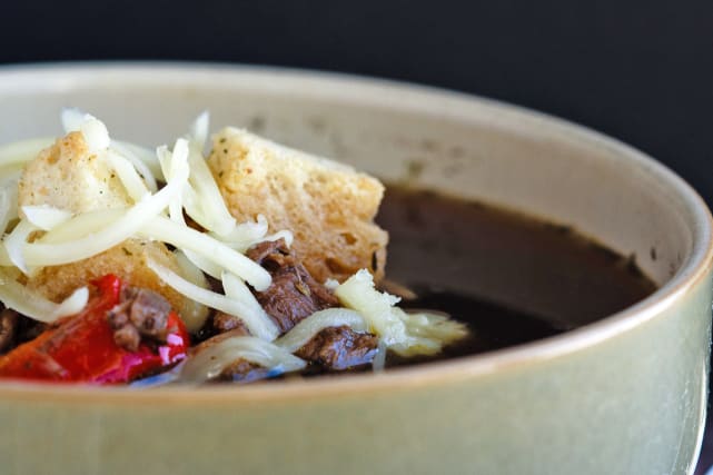 Philly Cheese Steak Soup