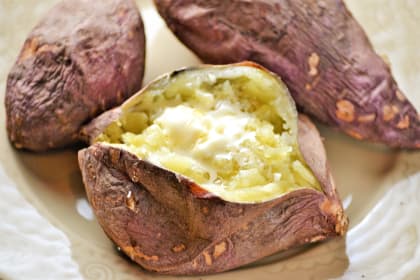 Japanese Sweet Potato with Honey Butter