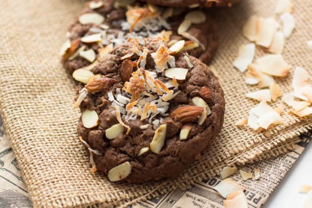 Double Chocolate Almond Joy Cookies Photo