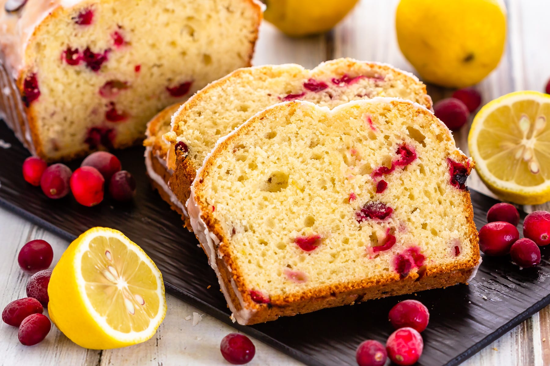 Lemon Cranberry Mini Loaves - Recipe Girl