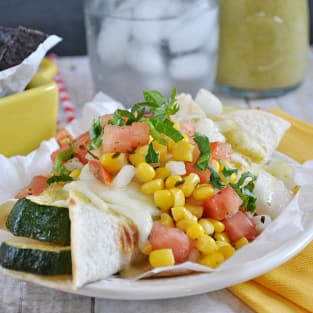 Vegetarian enchiladas photo