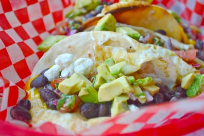 Huevos Rancheros Street Tacos