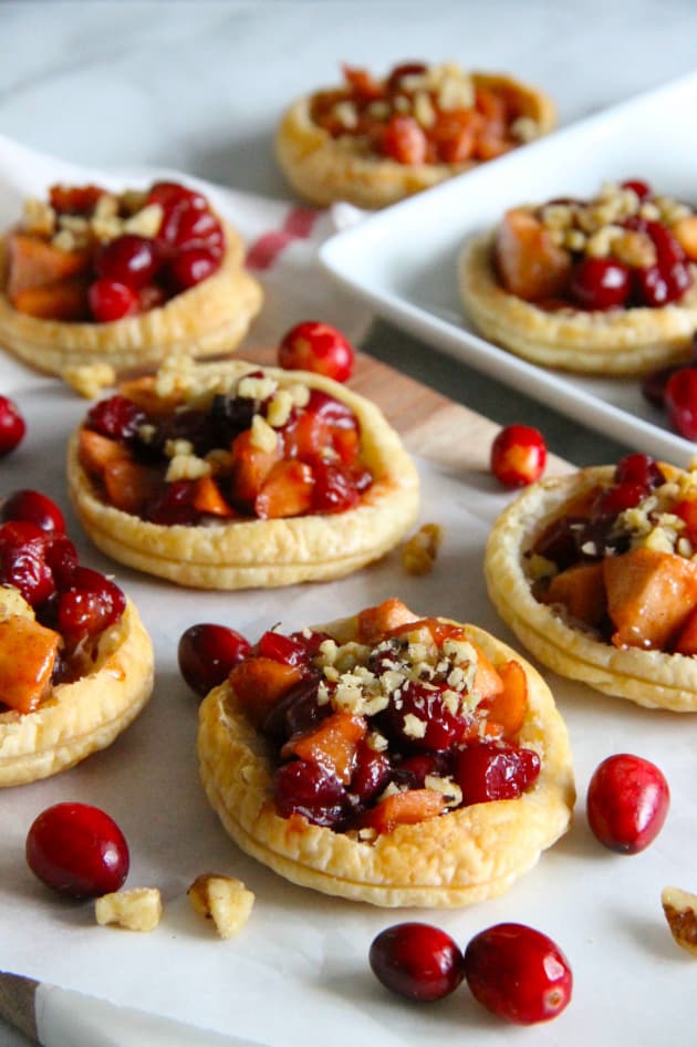 Cranberry Apple Walnut Tarts Picture