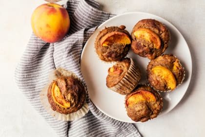 Peach Cinnamon Muffins