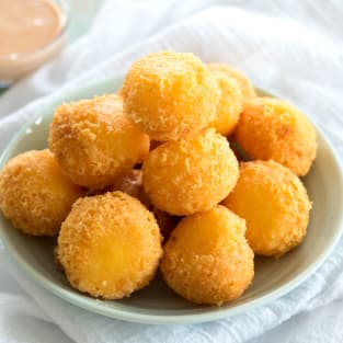 Fried cheese balls photo