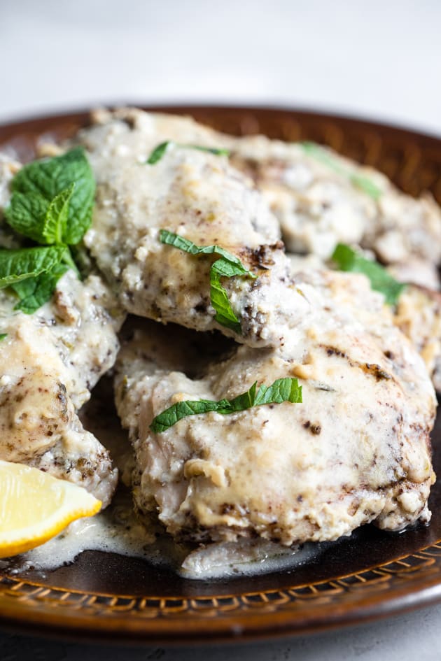 Easy Keto Slow Cooker Middle Eastern Chicken Thighs Pic
