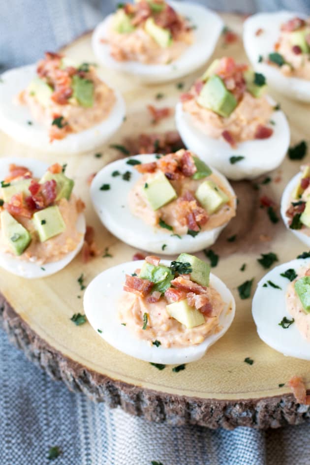 Chipotle Bacon Deviled Eggs Image