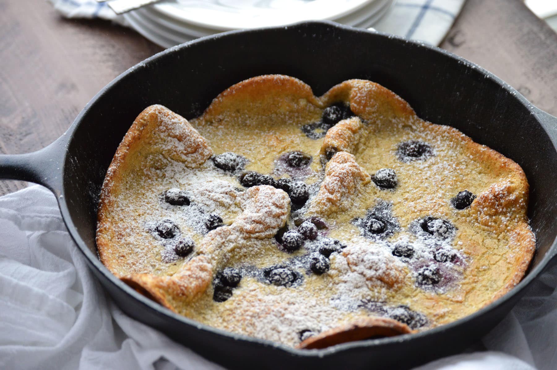 Cast Iron Skillet Dutch Baby - Female Foodie