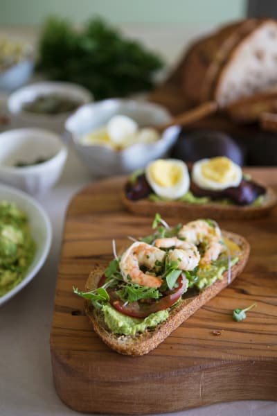 Avocado Toast Bar Shrimp