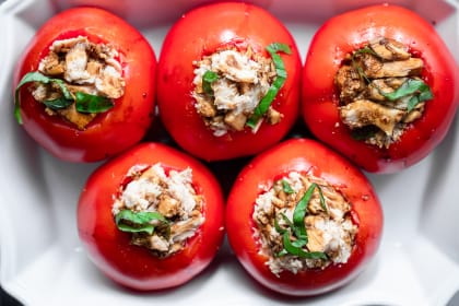 Tuna Stuffed Tomatoes Recipe