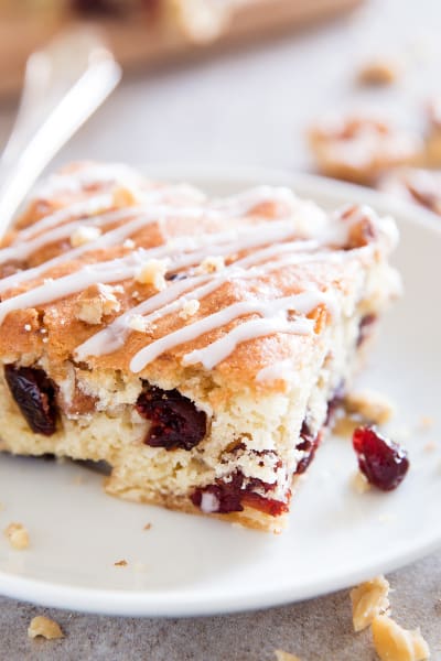 Cranberry Walnut Coffee Cake Recipe - Food Fanatic