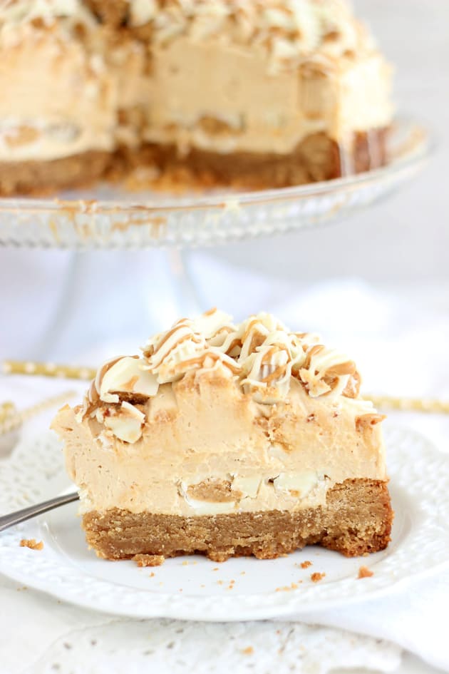 White Chocolate Peanut Butter Cheesecake Pic