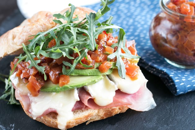 File 6 Avocado Prosciutto Brie Sandwiches