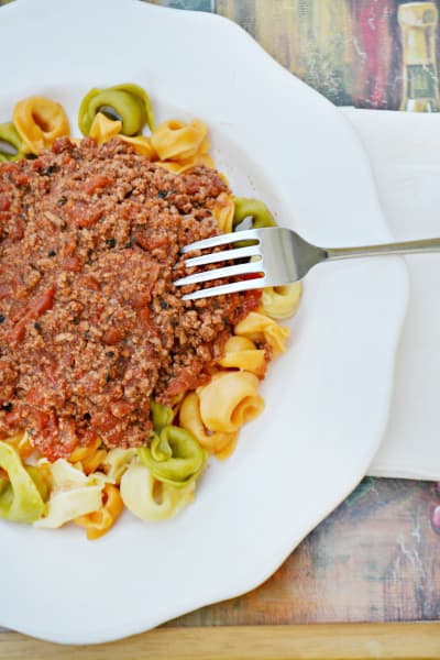 Tortellini Bolognese Recipe - Food Fanatic