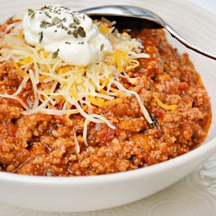 Low carb chili photo