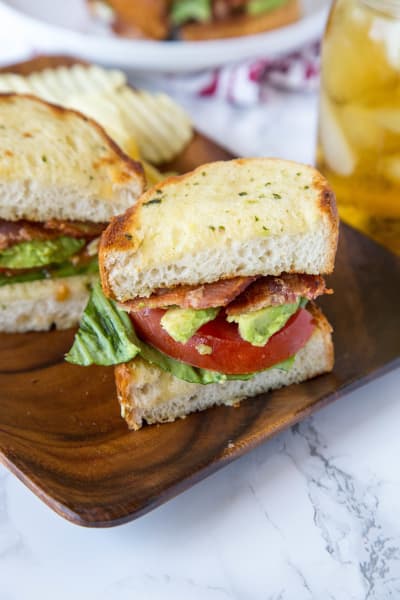 Garlic Bread Blt Recipe Food Fanatic