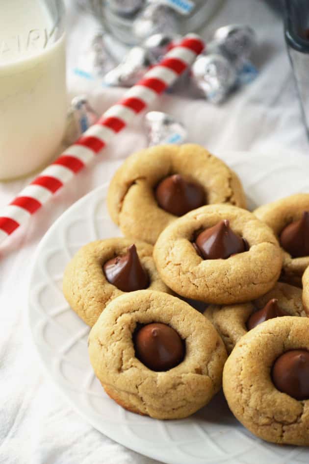 Gluten Free Peanut Butter Blossom Cookies Food Fanatic Gluten Free Peanut Butter Blossom Cookies Food Fanatic