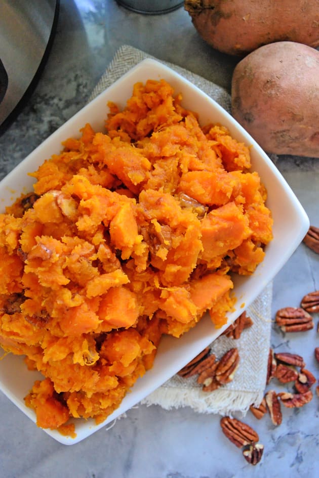 Instant Pot Candied Sweet Potatoes Picture - Food Fanatic