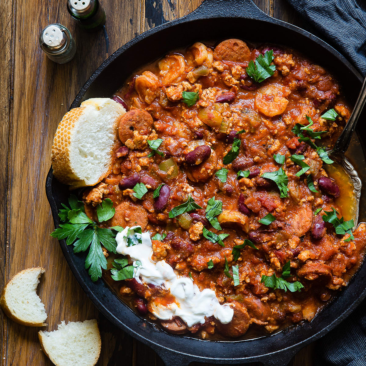 Cajun Chili Slow Cooker Recipe Deporecipe Co   Instant Pot Cajun Chili Photo