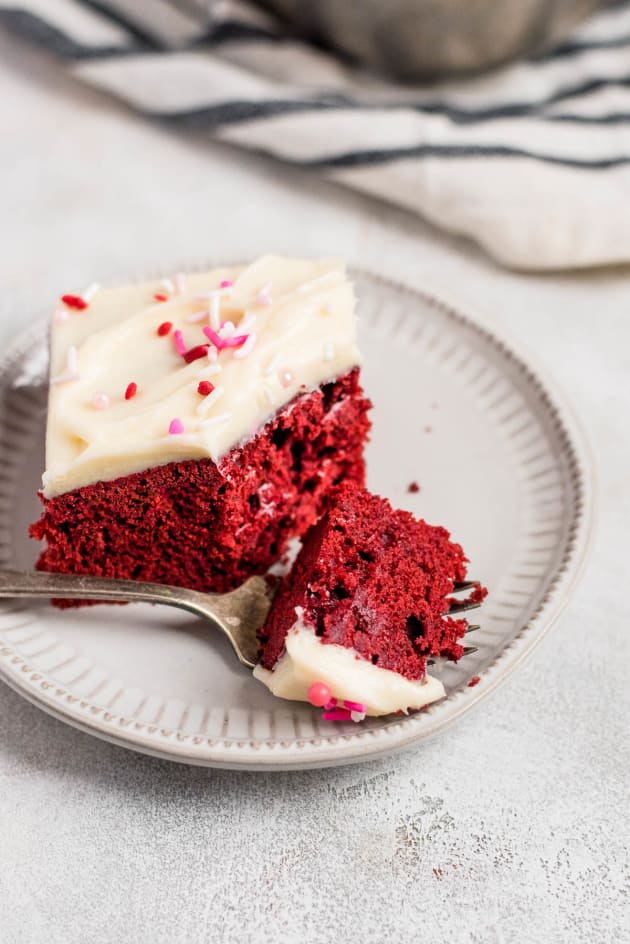 Red Velvet Sheet Cake Recipe Food Fanatic