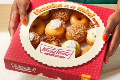 Krispy Kreme Releases Holiday Pie Inspired Mini Doughnuts and We Can’t Wait to Try Them