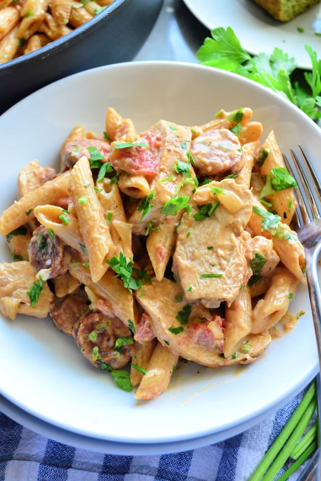 One-Pot Cajun Chicken Pasta Recipe, Food Network Kitchen