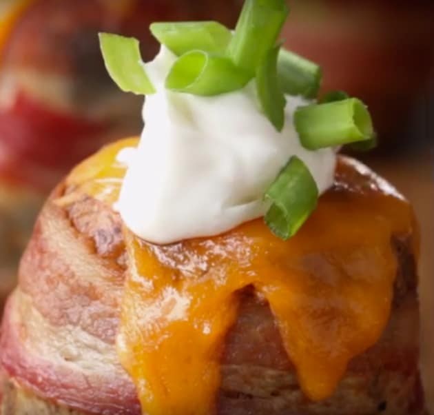 Cheesy Potato Volcano