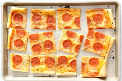 Puff Pastry Pepperoni Pizza