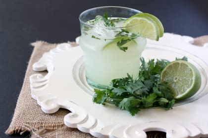 Cilantro Vodka Limeade: Fresh and Fine