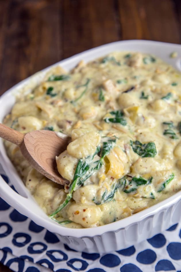 Spinach Artichoke Gnocchi Image - Food Fanatic