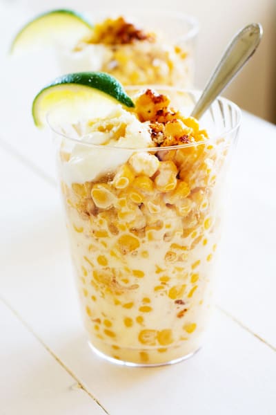 Quick and Easy Mexican Corn in a Cup - Delishably