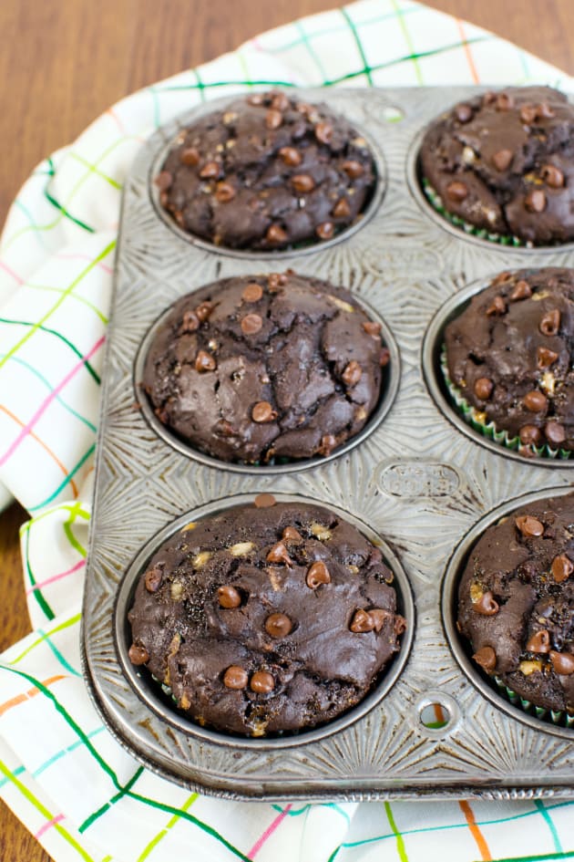 Double Chocolate Zucchini Muffins Image